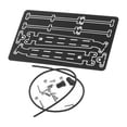 thumbnail image 1 of 1 Par de Limpiaparabrisas Móviles, Decoración de Simulación Mejorada, Limpiaparabrisas Delantero para Coche de Control Remoto a Escala 1:6, M Negro, 1 of 7