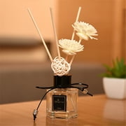 Apmemiss Clearance Refillable Clear Round Glass Diffuser Bottles Diffuser Jars Containers Fragrance Accessories Use for DIY Replacement Reed Diffuser Sticks Sets Essential Oils Crafts Decor