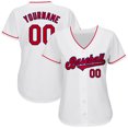 thumbnail image 1 of Personalized Baseball Jersey Customized Button Down Baseball Shirt Print Your Name/Number for Men/Women LS, 1 of 1