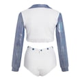 Jileiy Dallas Cowboy Cheerleader Costume Cheerleading Uniform