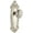 Polished Nickel, variant on Grandeur Windsor Door Knob with Grande Victorian Plate