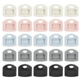 thumbnail image 1 of Uxcell Key Caps Set, 25 Pcs 1 Inch Tags Identifiers Covers Key Head Protectors Key Tags Labels 5 Color, 1 of 7