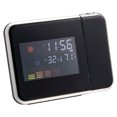 thumbnail image 1 of Estación meteorológica Kole Reloj despertador Digital Pantalla LCD Retroiluminación Temperatura interior Calendario Proyector, 1 of 2