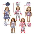 thumbnail image 5 of 10 sets of doll clothes for 18-inch reborn baby dolls including doll dress/pajamas/swimsuits/dance suits/sling skirts, children's toy doll accessories, birthday gifts, 5 of 8