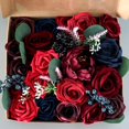 thumbnail image 3 of Flores artificiales Macarena Rosas de seda Combo Boda Ramos de novia, 3 of 7