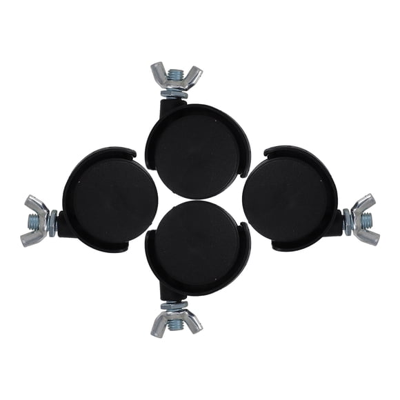 unbranded 4Ud Negras Para Calentador Con Universal Para Sillas Movilidad Fácil Y Base Estable Duradera