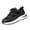 Black, variant on Comfort Cushion Lifting Footwear, Women's Chunky Platform Sneakers Hollow Out Lace Cutout Trainers Stylish Lace Up Dad Shoes Comfort Cushion Lifting Walking Footwear, Black 5