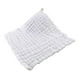 thumbnail image 1 of Toalla de mano de gasa de 6 capas para bebés, baberos, paño de lavado, pañuelo de alimentación blanco, 1 of 7