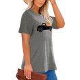 thumbnail image 2 of XCHQRTI Pumpkin Plus Size Women Tshirt Its Fall Yall Thanksgiving Short Sleeve Graphic Tees, 2 of 8