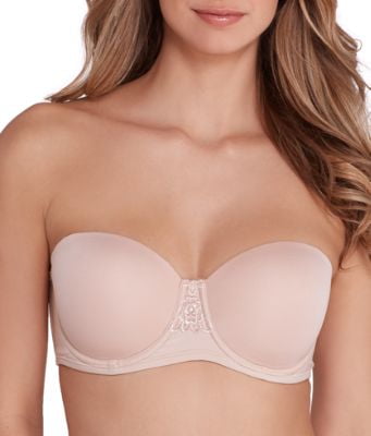 Photo 1 of [Size 38D] Vanity Fair Womens Beauty Back Back Smoothing Strapless T-Shirt Bra Style-Nude