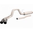 thumbnail image 1 of Gibson Exhaust Kit de Système d'Échappement 69135B Black Elite Series Cat-Back; Acier Inoxydable; avec Silencieux; Diamètre de Tuyau de 3 Pouces à 2-1/2 Pouces; Échappement Simple avec Double Sortie; Sortie de Pneu Arrière, 1 of 2