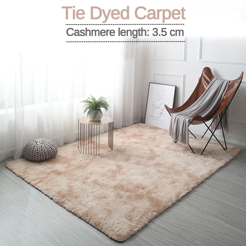 Fluffy RUGS Anti-Skid Shaggy Area Rug Mat Living Room Soft Floor Carpet O5G1