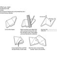 thumbnail image 3 of Figura de gato de Origami geométrico 3D de papel hecho a mano, decoración de escritorio o ventana, rompecabezas educativos (blanco), 1 ud., 3 of 5