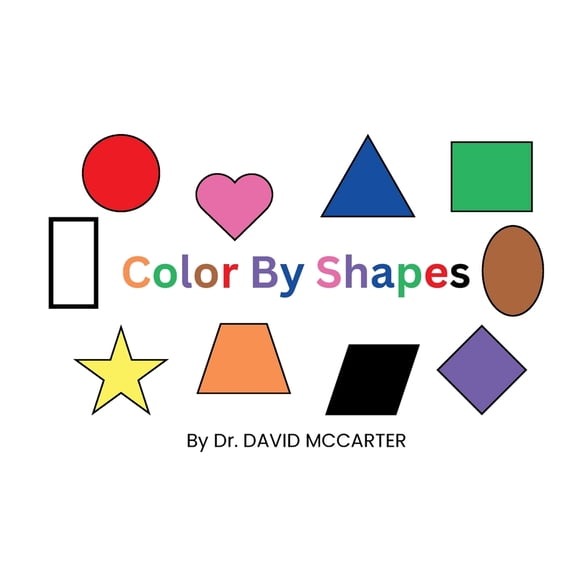 Color By Shapes, (Paperback)