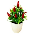 thumbnail image 1 of OUSITAID Simulation Fruit Potted Fake Flower Potted Artificial Flower Foam Fruit Qingming Fruit Artificial Flower, 1 of 10