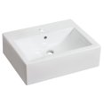 thumbnail image 1 of American Imaginations 48-in. W 18.5-in. D Ceramic Top In White Color For 1 Hole Faucet AI-592, 1 of 1