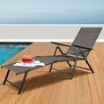 thumbnail image 2 of Costway 2 Pcs Chaise Longue de Piscine Fauteuil Inclinable Mobilier de Patio Extérieur Réglable Neuf, 2 of 10