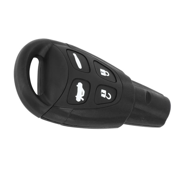 Funda de llave sin llave de entrada remota de 4 botones de Unique Bargains para SAAB 93 2007-2012