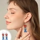 thumbnail image 2 of Pendientes de Cuelga para Mujeres Bandera Patriótica Pendientes de Mujer Rojo, Blanco, Azul 4 de Julio Pendientes de Mujer Peligrosos 4 de Julio Pendientes, 2 of 8