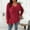 Wine, variant on Oplxuo Plus Size V Neck Long Sleeve Shirts for Women Casual Fall Tops Lightweight Tunic Sweaters Fashion Clothes 2025