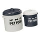 thumbnail image 5 of 2 Contenedores herméticos de hierro para golosinas de perros, recipiente para alimentos, práctico contenedor con tapa para comida seca para mascotas,, 5 of 8