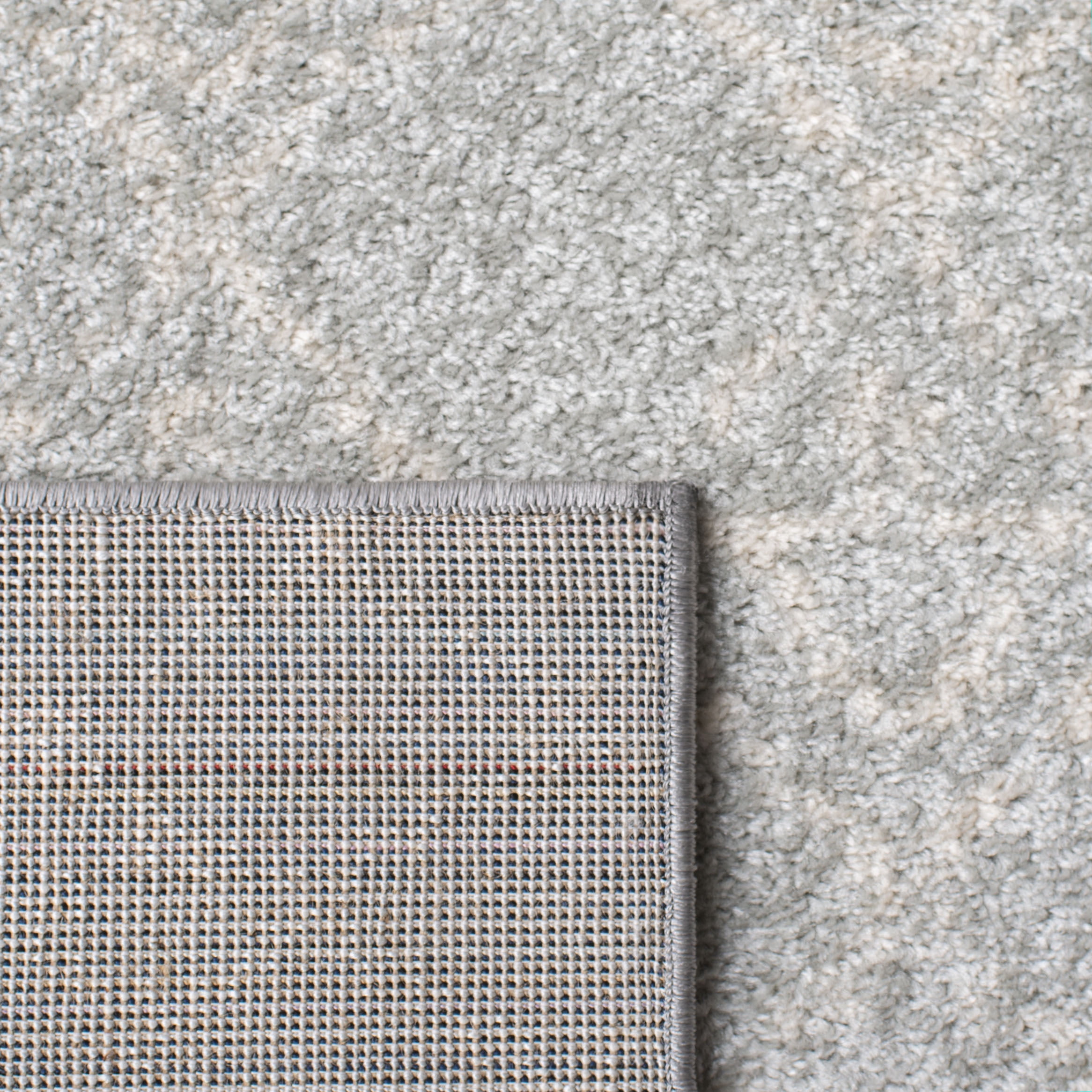 SAFAVIEH Tulum Coriander Oriental Runner Rug, Light Grey/Ivory, 2' x 13'