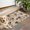 Pug and Footprint, variant on Shibainu and Love Door Rugs,Washable Non Slip Door Mats Indoor,Decorative Door Mats,Entry Mat Indoor for Entrance,Bedroom,Kitchen,Bathroom,17"x30"