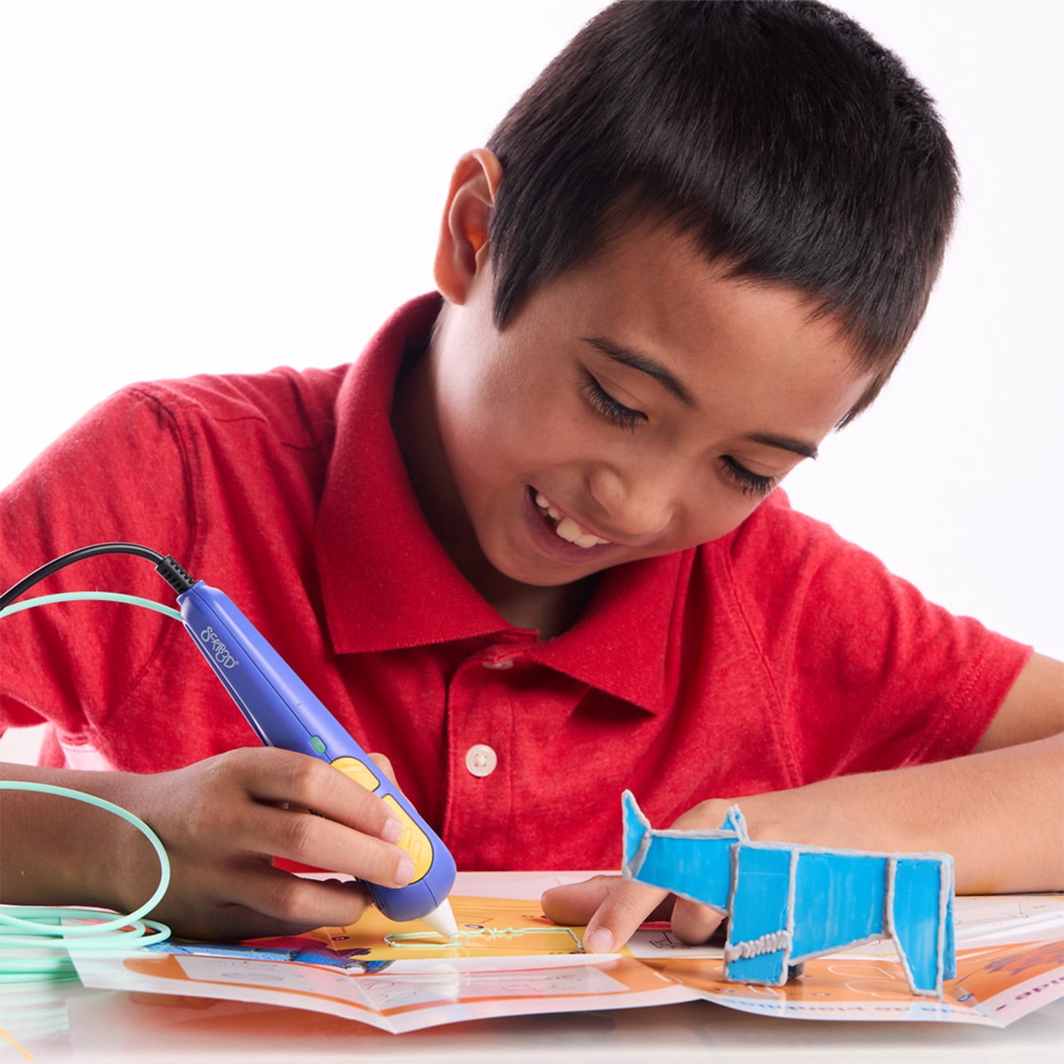 SCRIB3D 3D Pen Set for Kids with Filament and Activities, Ideal for Boys & Girls Ages 6+