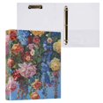 thumbnail image 3 of Floral Roses Flowers 3 Ring Binders 1.5 inch Hardcover File Folders with Interior Pockets A4 Size Organizer for School Office Hospital Set of 2, 3 of 8