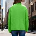 thumbnail image 3 of Gytharion Women's Turtleneck Sweaters Regular Solid Color Long Sleeve High Neck Knit Pullovers with Ribbed Cuffs Classic Jumper Tops, 3 of 7