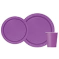 thumbnail image 3 of Unique Industries' Purple 9" Round Paper Plates, 20 ct, 3 of 3