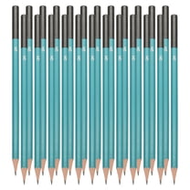 Uxcell 2H Drawing Pencils for Sketching, 24PCS Sketch Pencils for Drawing Art Pencils Graphite Wood Pre-sharpened for Drawing Sketching Artist, Hexagonal, Black Refill, Green/Black Pole