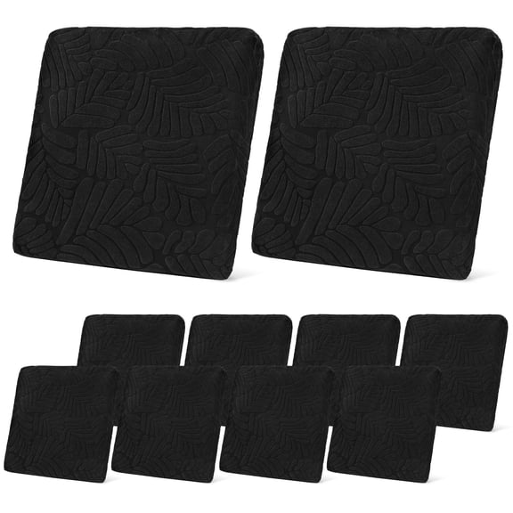 10 Pcs Stretch Patio Cushion Covers Outdoor Cushion Covers,for Outdoor Couch Cushion Covers Replacement,Outdoor Sofa Covers Patio Slipcovers Couch Cover,Washable Furniture Cover