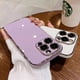 thumbnail image 5 of Funda de silicona de color sólido para iPhone 16, 15, 14, 11, 12, 13 Pro Max, Mini Plus, protección de lente galvanizada, funda suave, 5 of 5