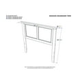 thumbnail image 3 of AFI Madison Headboard with Turbo Charger-Finish:Walnut,Item Package Quantity:1, 3 of 3