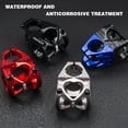 thumbnail image 4 of ABCISI MTB Stem, 31.8 Stem Mountain Bike Stem, Aluminum Alloy Mountain Bike Handlebar for 1-1/8 Steer Tube 31.8mm Handlebar, Handlebar Stem for Most Mountain Bike Road Bike MTB BMX, Black, 4 of 9