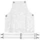 thumbnail image 1 of Peinado delantal delantal de barbero ajustable delantal transparente para pintura de cocina de cocina, 1 of 6