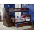thumbnail image 2 of Leo & Lacey Twin Over Full Staircase Trundle Bunk Bed, 2 of 3