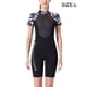 thumbnail image 2 of Traje de buceo traje de buceo un traje de baño de una pieza pantalones cortos a prueba de sol UPF 50 Sunprotection Surf Traje para snorkeling Surfing Natación Negro / Blanco L 1.5mm Inevent OD017103-10, 2 of 7