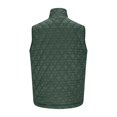 thumbnail image 4 of Women's Stand Collar Sleeveless Vest, Quilted Zip Up Vest, Lightweight Puffer Vest, Warm Winter Vest Top, Casual Outerwear Vest, Pocket Detail Sleeveless Jacket Blackish Green, 4 of 7