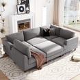thumbnail image 2 of shunda K Modular Sectional Sofa with Ottoman L Shaped Corner Sectional for Living Room, Office, Spacious Space, Gray, 2 of 5