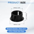 thumbnail image 2 of 4Pcs Plastic Hole Plugs, 16mm(5/8") Flush Type Panel Plugs, Round Snap Knockout Locking Plugs for Furniture Insert End Caps Panels, Black, 2 of 6