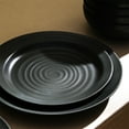 thumbnail image 4 of Stone Lain Orbit Modern Stoneware Dinnerware Set, Charcoal, 24-Piece, 4 of 6
