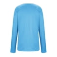 thumbnail image 3 of New & Trending for Spring Sawvnm Women's Fashion Solid Loose Long Sleeve T-shirt Pullover Tops for Women, 3 of 6
