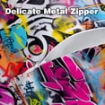 thumbnail image 4 of Graffiti Covers Inserts with Unique Patterns - Set of 2 Chair Pillow Covers, Available in 16x16, 18x18, 20x20 Inches for Any Occasion, 4 of 6