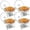 4 Pack, variant on SONGMY 4-Pack Round Chafers and Buffet Warmers Sets, 5 Qt Chafing Dish Buffet Set, Stainless Steel Food Warmers