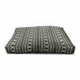 thumbnail image 3 of Geometric Pet House, Aztec Tribal Folk Zigzags Chevron Traditional Bohemian, Outdoor & Indoor Portable Dog Kennel with Pillow and Cover, 5 Sizes, Charcoal Grey Black, by Ambesonne, 3 of 4
