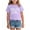 Purple, variant on Yindaity Girls Tops Girls Casual Short/Long Sleeve T Shirts Kids Loose Soft Striped Color Block Tunic Tops, Tees Blouses Purple,18-24 Months