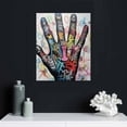 thumbnail image 4 of Jiayy Graffiti Wall Art Shaka Gesture Canvas Prints Graffiti Art Street Art Wall Art Pop Culture Wall Art Colorful Paintings Graffiti Art Wall Decor for Living Room Bedroom Decor, 4 of 4
