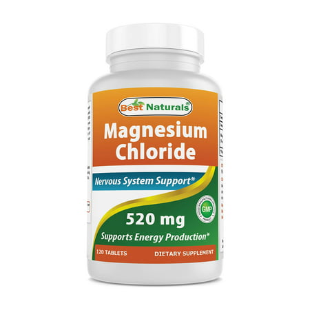 Best Naturals Magnesium Chloride 520 mg 120 (Best Time To Take Potassium Chloride)